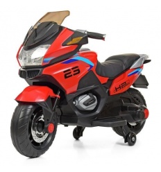 Мотоцикл M 4272 EL-3 (1шт/ящ) Bambi Racer, 2мотора, 1аккум-р, музыка, свет, MP3, TF, USB, EVA, красн