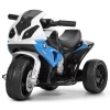 Мотоцикл JT 5188 L-4 (1шт/ящ) 1мотор*6V, акум*6V/4AH, музика, шкіряні сидіння, висота до сидіння 26см, д69-ш35-в44см, синьо-біли