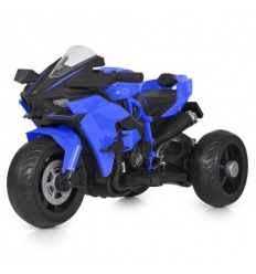 Мотоцикл M 5023 EL-4 (1шт/ящ) Bambi Racer, 3 колеса, 1мотор*45W, 1акум*12V/9AH, музика, світло, MP3, USB, TF, EVA, шкіра, синій