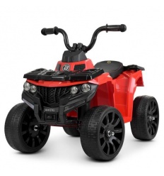 Квадроцикл M 4137 EL-3 (1шт/ящ) Bambi Racer, 1мотор, 1акум, MP3, USB, EVA, кожаные сиденья, красный