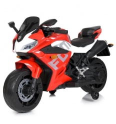 Мотоцикл M 5024 EL-3 (1шт/ящ) Bambi Racer, 1мотор*45W, 1акум*12V/9AH, музика, світло, MP3, USB, TF, EVA, шкіра, червоний