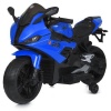 Мотоцикл M 5036 EL-4 (1шт/ящ) Bambi Racer, 1акум, 2моторы, музыка, свет, кожа, MP3, USB, синий