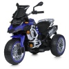 Мотоцикл M 5074 EL-4 (1шт/ящ) Bambi Racer, акум, 2 мотора, EVA, кожа, TF, музыка, синий