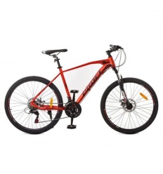 Велосипед 26 д. G26 VELOCITY A26.2 (1шт/ящ) спортивний, алюмінієва рама 19", SHIMANO 21SP, алюмінієві DB, червоно-чорний