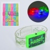 Браслет XMLB-1 (1уп/6шт) размер 21,5 см, свет, на батарейке (табл), 6 цветов, 6 шт в пакете
