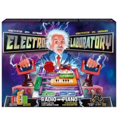 Конструктор ELab-01-03 "Electro Laboratory, Radio + Piano", Danko-Toys, в коробке