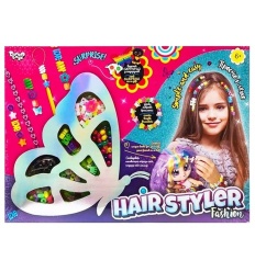 Набір бісеру та намистин HS-01-03 "Hair Styler. Fashion" бабочка, Dankotoys, в коробці
