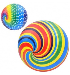 Мяч детский MS 3730 размер 9 дюймов, радуга, 60г, 2 вида