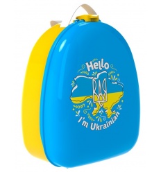 Рюкзак 8379 Рюкзаки с патриотической наклейкой "Hello, I'm Ukrainian", Технок, микс цветов