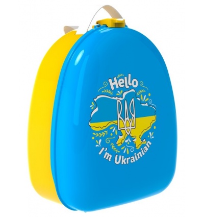 Рюкзак 8379 Рюкзаки с патриотической наклейкой "Hello, I'm Ukrainian", Технок, микс цветов