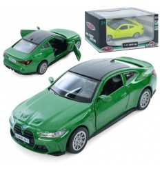 Машина AS 3074 АвтоСвіт, 1:42, BMW M4, метал, інерц, 11см, відчиняються двері, гумові колеса