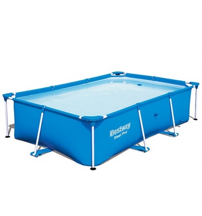 Бассейн каркасный 56403 (1шт/ящ) BESTWAY, прямоугольный, 259-170-61см, ремкомплект, в коробке, 30-89