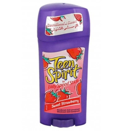 Дезодорант женский сухой, в стике Speed Stick Teen Spirit Sweet Strawberry 65516