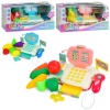 Кассовый аппарат 682-2A-2B размер 22 см, сканер, звук, деньги, продукты, на батарейках, в коробке