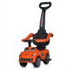 Каталка-толокар M 5728 L-7 (1шт/ящ) Bambi Racer, родительская ручка, музыка, свет, кожа, оранжевый