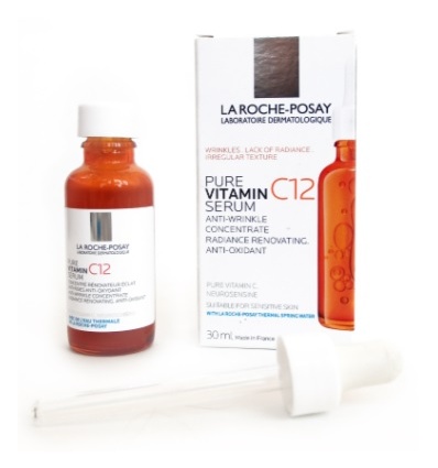 Сыворотка-антиоксидант для обновления кожи Pure Vitamin C 12 Serum 30ml 09235 La Roche-posay