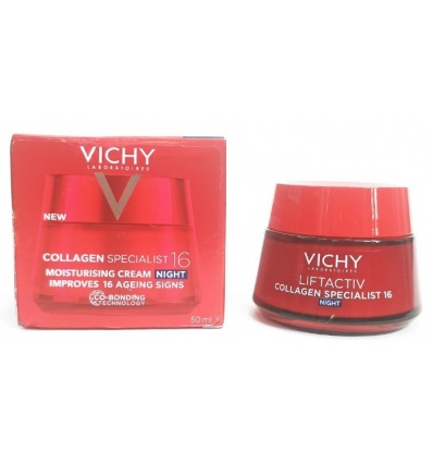 Крем ночной для коррекции морщин и контура лица Lift Activ Collagen Specialist Night Cream 50ml "VI