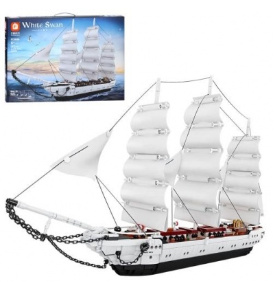 Конструктор FC 6006 морская серия, корабль/парусник, 66 см, 1672 дет, в коробке