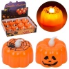 Фонарик MK 5750 (1уп/12шт) тыква, 4-5-5см, свет, Хэллоуин / Halloween, на бат-ке (табл), в дисплее
