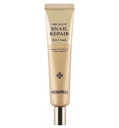 Крем для век с коллоидным золотом и муцином 24K Gold Snail Repair Eye Cream 40ml 40548 "Medi-peel"
