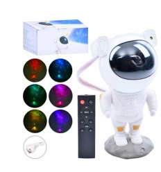 Ночник XKD-1 Космонавт проэктор - звездное небо, USB-зарядное, пульт, в коробке