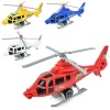 Вертолет 3188 C размер 25 см, заводной, ездит, вращается винт, 4 цвета, в пакете