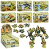 Конструктор 41108 Qman, военный, транспорт, от 111дет, в коробке, 6в1 (робот), 6 видов
