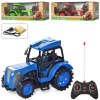 Трактор CR 1922 р/у, аккумулятор, 20см, USB-зарядное, 3 цвета, в коробке