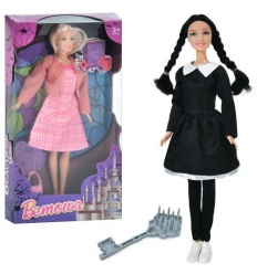 Кукла WG 177-177-1 WD, 16 см, аксессуары, 2 вида, в коробке