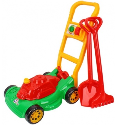 Газонокосилка 9574 Газонокосилка, лопата+грабли, лейка-канистра, ТехноК, в сетке