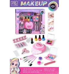 Косметика Fx 780-35 набор для маникюра, лак, блеск/глиттер, блестки, помада, заколка, сушилка, в кор