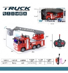 Машина QL 577-1 Пожарная, р/у, аккумулятор, музыка+свет, в коробке