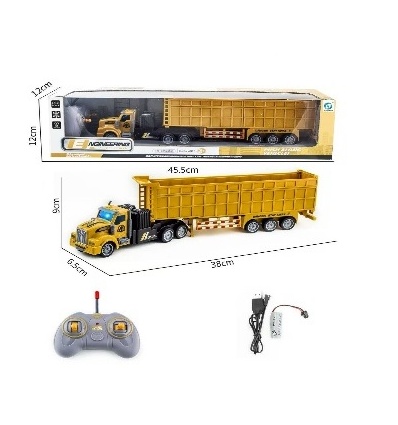 Машина YD 899-2D Фура, р/у, аккумулятор, USB-зарядка, музыка+свет, в коробке