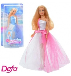 Кукла DEFA 8456 рост 29 см, 2 цвета, на листе