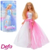 Кукла DEFA 8456 рост 29 см, 2 цвета, на листе
