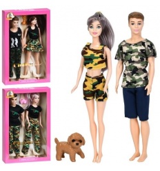 Кукла YY 2111 C набор 2шт (29см), семья, 3 вида, в коробке