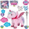 Лошадка M 6217 I UA единорог, 24см, ходит, музыка-звук (укр), 2 песни, 2 стихотворения, свет, плюш
