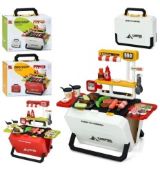 Магазин 668-157-58 прилавок, 37,5-24,5-в37см, гриль/барбекю, складывается в чемодан, продукты