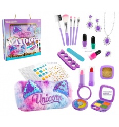 Косметика SR 24108 тени, помада 2шт, лак 3шт, наклейки на ногти, пилка, разделитель для пальцев,