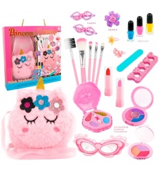 Косметика SR 24110 тени, помада 2шт, лак 3шт, пилка, разделитель для пальцев, кисточки, украшения