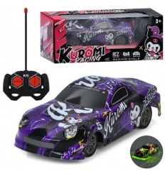 Машина ESD 006-006 KR, р/у, 19см, свет, резиновые колеса, корпус не бьется, на батарейках, в коробке