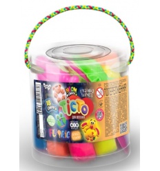 Тесто для лепки TMD-FL-18-01U "Master Do", FLUORIC, в тубусе, 18 цветов