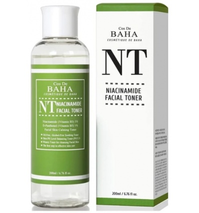 Тонер для лица c ниацинамидом NT Niacinamide 5%Toner Panchenol 1% 200ml 4065 "Cos de Baha" - для про