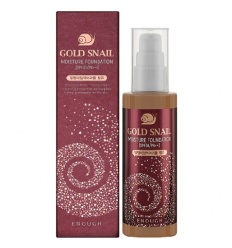Тональный крем омолаживающий Cold Snail Moisture Foundation SPF30+ 13 100ml "ENOUGH"
