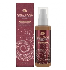 Тональный крем омолаживающий Cold Snail Moisture Foundation SPF30+ 21 100ml "ENOUGH"