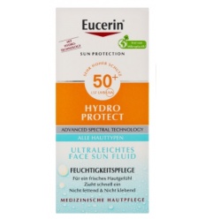 Солнцезащитный флюид Eucerin Hydro Protect Ultra-Light Fluid SPF 50+