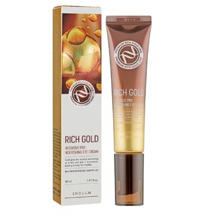 Крем для век интенсивное питание Rich Gold Pro Intensive eye cream 30ml "ENOUGH"