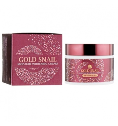 Крем для лица антивозрастной Gold Snail Moisture Whitening Cream 50ml "ENOUGH"