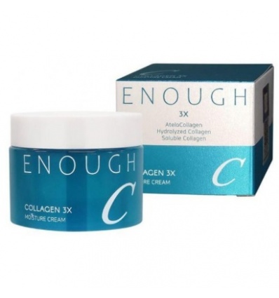Крем для лица увлажняющий Collagen 3X Moisture Essential Cream 50ml "ENOUGH"
