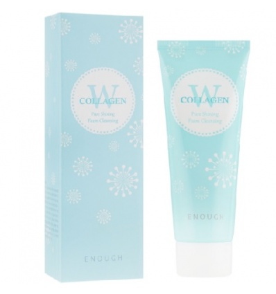 Пена для умывания W Collagen Pure Shining Foam Cleansing 100ml "ENOUGH"
